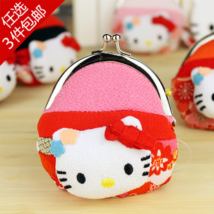 布艺小钱包日韩零钱包 韩版女款可爱韩国帆布搭扣硬币包 3个包邮