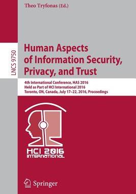 【预订】Human Aspects of Information Securit...