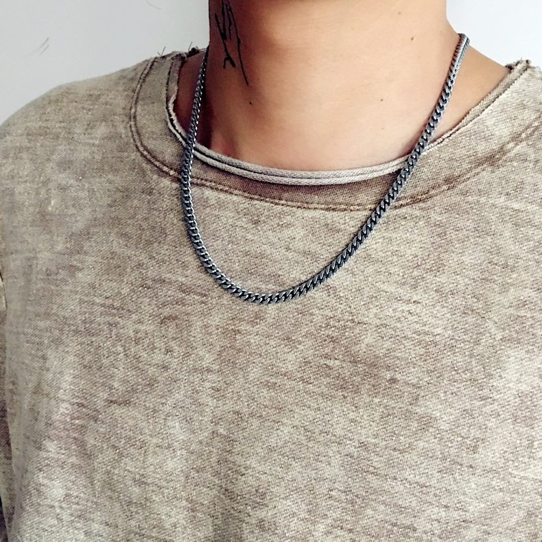 个性百搭欧美街头嘻哈钛钢男女