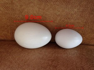 儿童仿真白皮鸡鸭鹅蛋彩绘模型DIY涂鸦复活节礼物幼儿园玩具引蛋