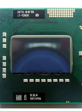四核I7 920XM 笔记本CPU SLBLW 原装正式版 支贴换720 740 820