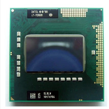 四核i7920xm笔记本支正式版cpu