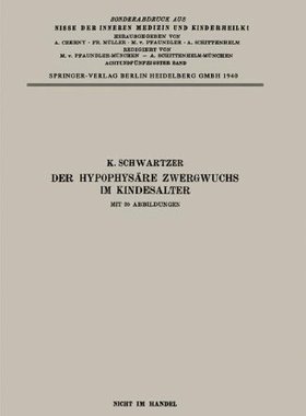 【预订】Der Hypophysare Zwergwuchs Im Kindesalter