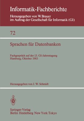 【预订】Sprachen Fur Datenbanken: Fachgespra...