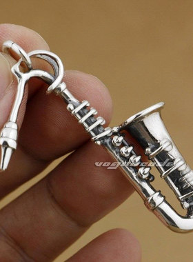 饰品复古男士纯银吊坠