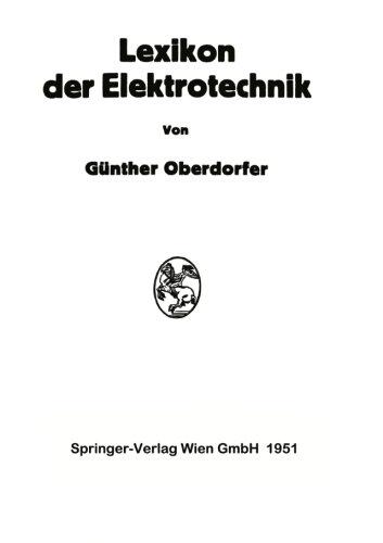 【预订】Lexikon Der Elektrotechnik
