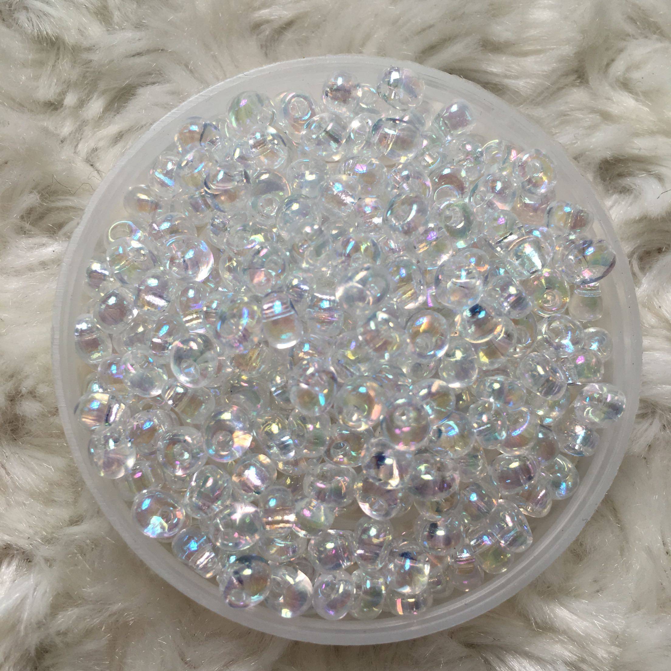 MIYUKI（御幸）8/0,6/0日本进口M533透明AB彩白色水滴珠/木鱼珠,饰品/流行首饰/时尚饰品新,其他DIY饰品配件,淘宝优惠券,粉丝福利购,淘宝优惠卷