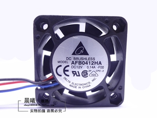 台达 AFB0412HA 4010 12V 0.14A 双滚珠服务器 机箱电源散热风扇