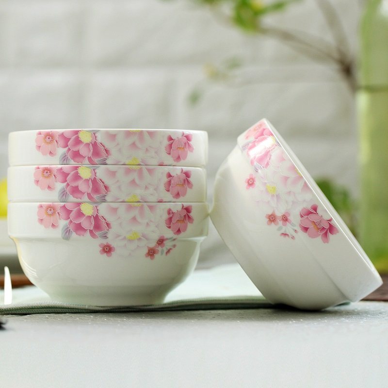 中式陶瓷碗盘米饭泡面碗大号汤碗家用菜盘子碗碟套装自由组合单个,餐饮具,碗,淘宝优惠券,粉丝福利购,淘宝优惠卷