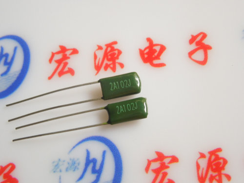 2A102J 涤纶电容 2A102 薄膜电容 100V 102 1NF 1000PF