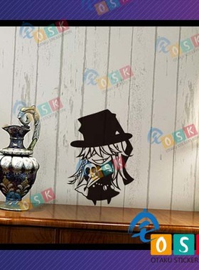 黑执事 葬仪社 葬仪屋 Under Taker 死神 Q版墙贴 痛车贴 墙纸贴