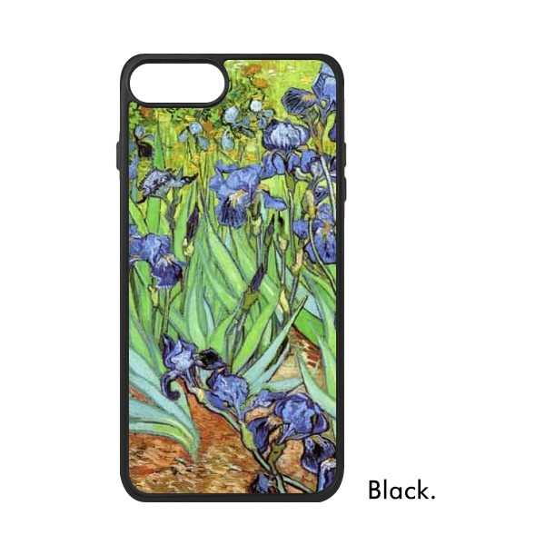 适用于iPhone油画彩色田野花风景Xr手机壳max保护套678plus硅胶11