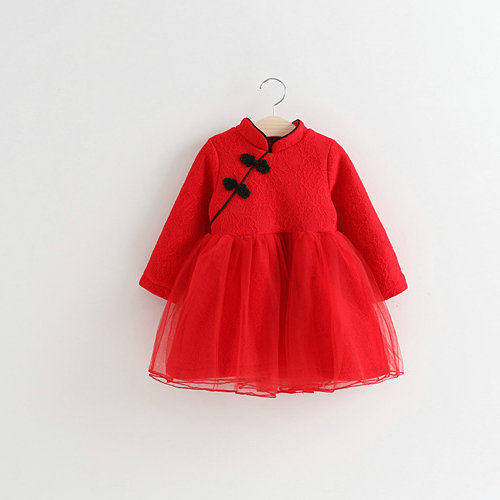 2017冬款加厚童裝新年裝女童立體花朵旗袍領連衣裙中國民族風童裙在類目 童裝/嬰兒裝/親子裝, 裙子(新), 連衣裙中 - 來自Buy2taobao.com提供專業的淘寶代購服務