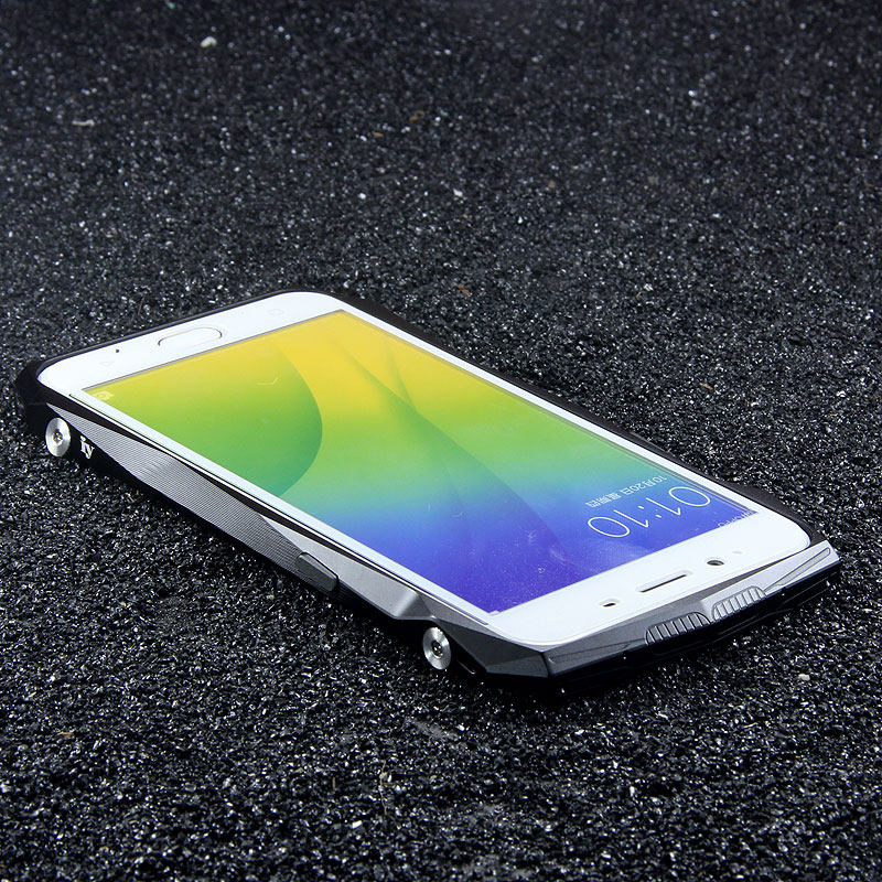 iy Batmobile Sports Cars Aluminum Metal Bumper Carbon Fiber Back Cover Case for OPPO R9s Plus & OPPO R9s