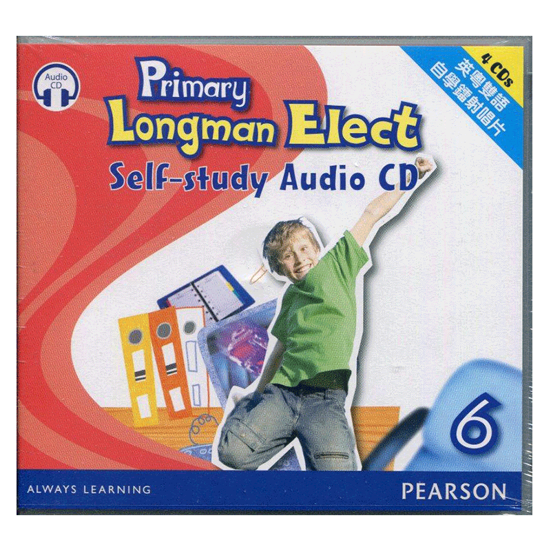 原版进口培生朗文小学6-12岁英语教材 Primary Longman Elect 6 自学CD