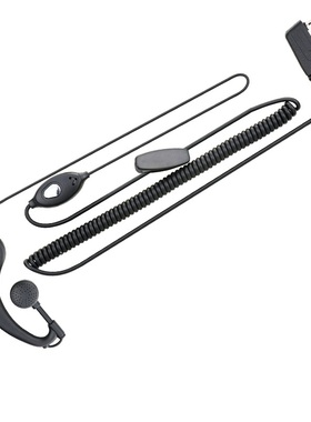 剑派 对讲机耳机 耳麦 黑色曲线 BF-UV5R 宝锋BF-888S 对讲机线