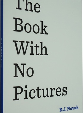 英文原版The Book with No Pictures 没有图画的书【精装】