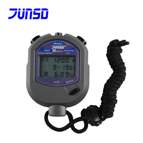 君斯达508秒表 三排大屏显示30道记忆 比赛电子 计时器