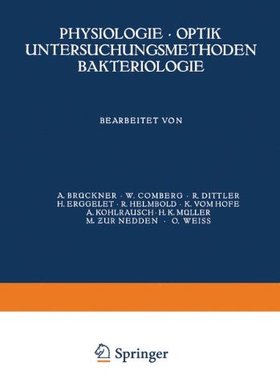 【预订】Physiologie . Optik Untersuchungsmet...