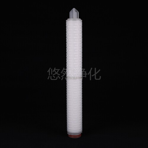 聚四氟乙烯膜PTFE亲水型折叠式过滤芯20英寸液体耐腐蚀除菌0.22等
