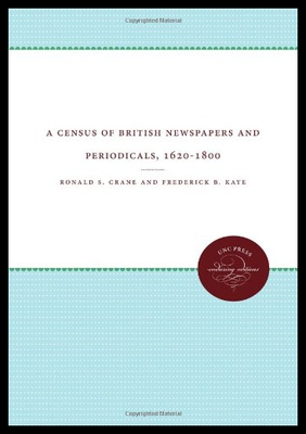 【预售】A Census of British Newspapers and Periodicals, 1