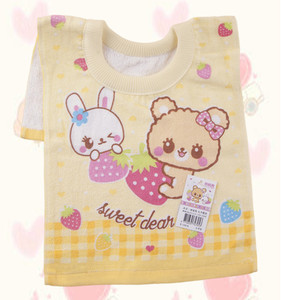 《現貨》推荐进口幼儿童宝宝吃饭围嘴口水巾纯棉围兜小孩饭兜罩衣