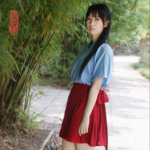 Indus rain -- Antiquity Horse face Short skirt Improvement Hanfu Single chipin the Women's clothing/Boutique , Skirts  category - from Buy2taobao.com to provide professional Taobao agent buy service