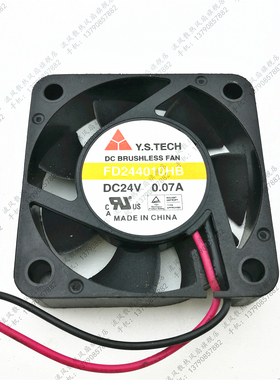 原装元山Y.STECH 4010 24V 0.07A双滚珠变频器散热风扇FD244010HB