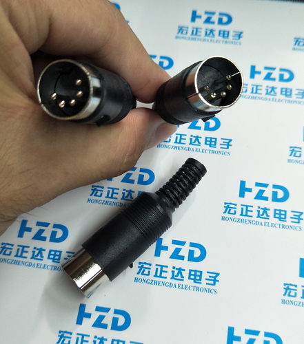 键盘 鼠标ps2公头接插头 MD4 5 6 7 8针 S端子5P芯接头大DIN5芯
