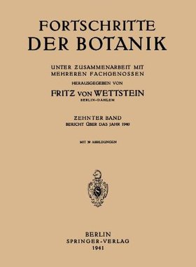 【预订】Fortschritte Der Botanik: Unter Zusa...