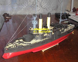 【新翔精品纸模型】沙皇俄国阿普拉克辛号铁甲舰巡洋舰模型