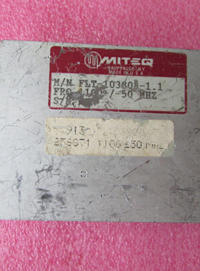 MITEQ FLT-10380-1.1 1.01-1.18GHz SMA 射频同轴带通滤波器