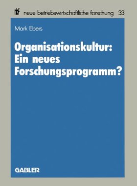 【预售】Organisationskultur: Ein Neues Forschungsprogramm?