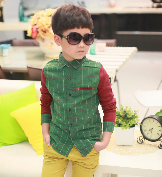 Chemise garcon à manche longue - Ref 2078188 Image 1