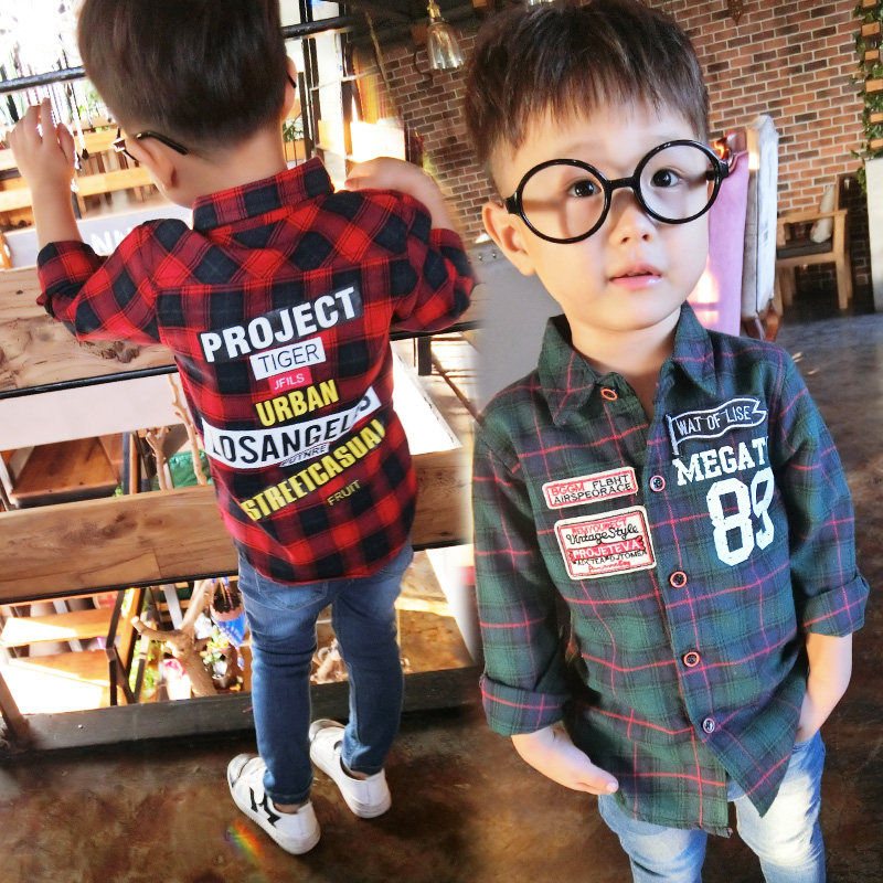 Chemise garcon à manche longue - Ref 2074930 Image 1