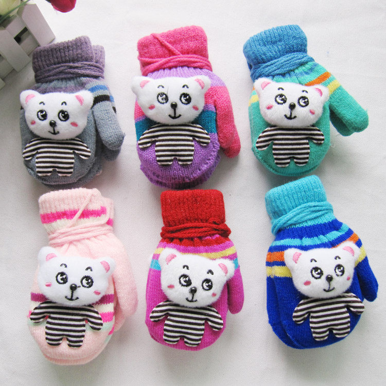 Gants pour enfants en de laine - Ref 2146567 Image 1