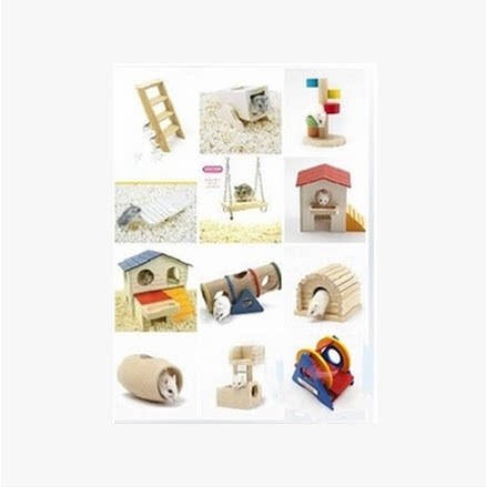 特价 木质仓鼠玩具用品 吊链秋千 隧道 翘翘筒 跷跷板 迷宫 酒桶