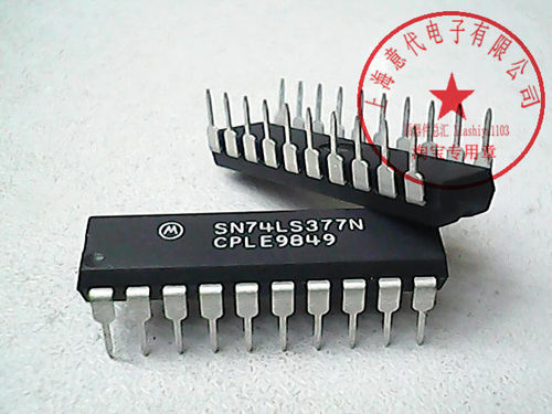 SN74LS377N  MOT 74LS377〖正品原装〗赛格市场G332室实体店 现货