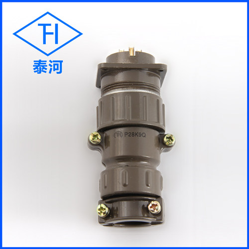 P28K9Q P28J9A 4芯圆形航空连接器 插头插座 另有P28K2Q P28J2A