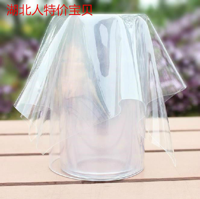 方湖北电脑正品超薄0.6mm厚PVC透明软质玻璃桌垫台布水晶板塑料布