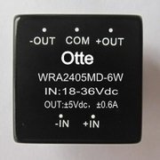 宽电压24V转正负5V DCDC隔离电源模块 WRA2405MD-6W WRA2405MD-5W