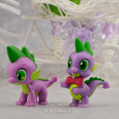 my little pony 小马宝莉 QQ宠 穗龙 紫悦的助手（2款可选）