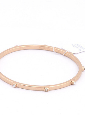 欧美风饰品金色水晶钻手镯