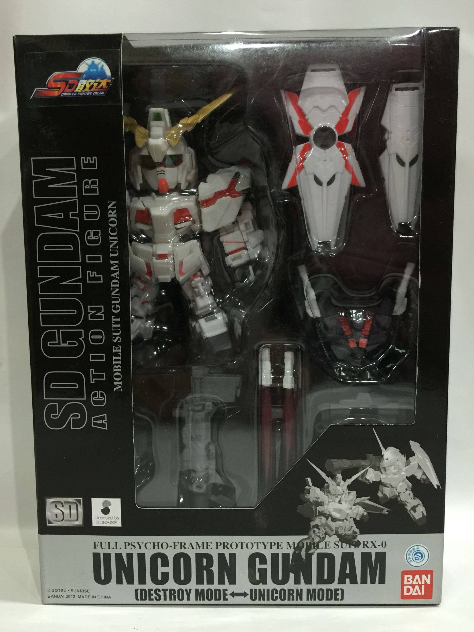 正版万代 SD敢达/高达模型 SDGO 独角兽敢达 成品系列 2种形态|msdalam kategori mod main/animasi/Zhou Bian/cos/permainan papan, up/model Mech/robot/kelas ubah bentuk, Up Model Kawasan - dari Buy2taobao.com untuk memberikan perkhidmatan ejen Taobao profesional membeli