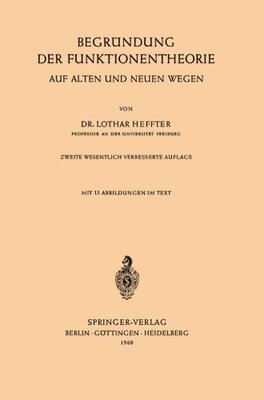 【预订】Begrundung Der Funktionentheorie: Au...