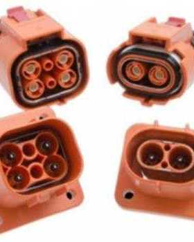 安费诺C10-737486-3AS2 汽车高压连接器ELP3A02 C10-737487-4P2