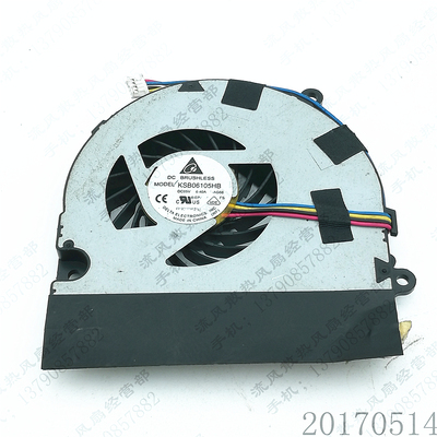 原装 Delta/台达 KSB06105HB-AG66 5V 0.40A 4线 笔记CPU本风扇