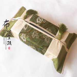 高档丝棉大号纸巾抽套纸巾盒套纸巾套布艺新中式复古