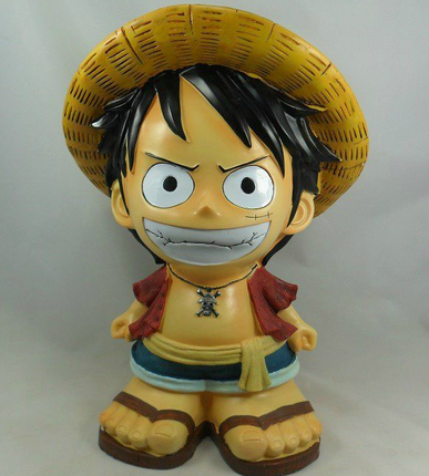 路飞2石膏娃娃模具批 发石膏像模具卡通彩绘模具天然乳胶模具21cm