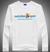 长袖 男女网球澳网四大满贯速干快干运动T恤圆领球服队服比赛上衣